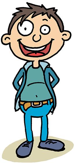 Cartoon character of UK cartoonist Chris Altham