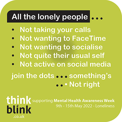mental health awareness advert supporting Mental Health Awareness Week